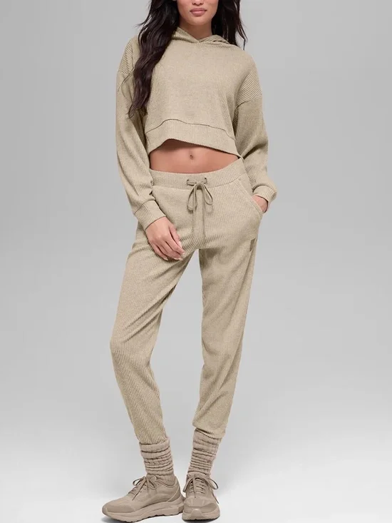 Alo Yoga Muse Sweatpant - Gravel Heather - Picture 1 of 4